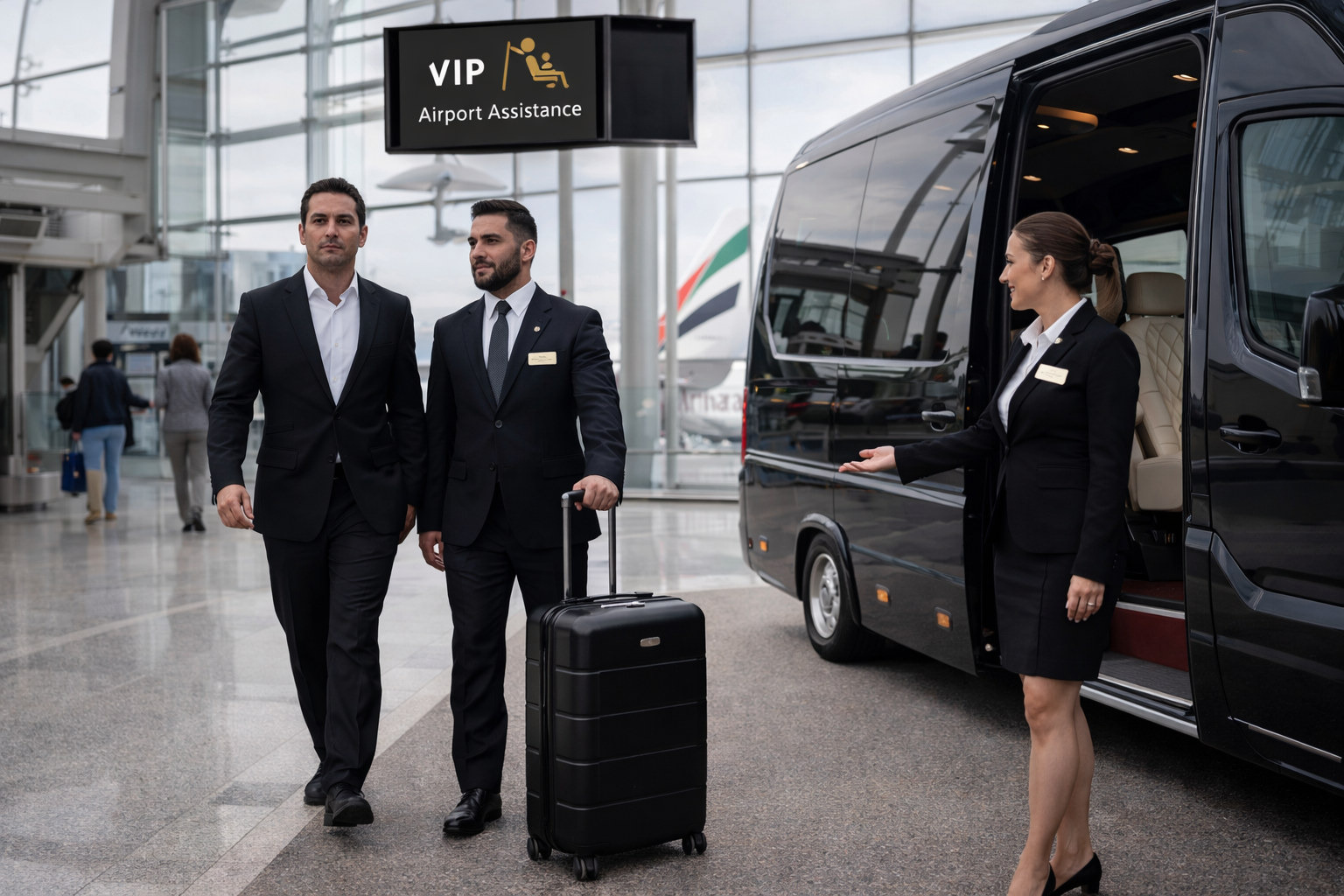 Luxury CDG airport transfer Paris