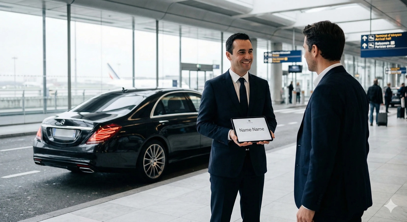 VIP airport transfer Paris CDG Orly