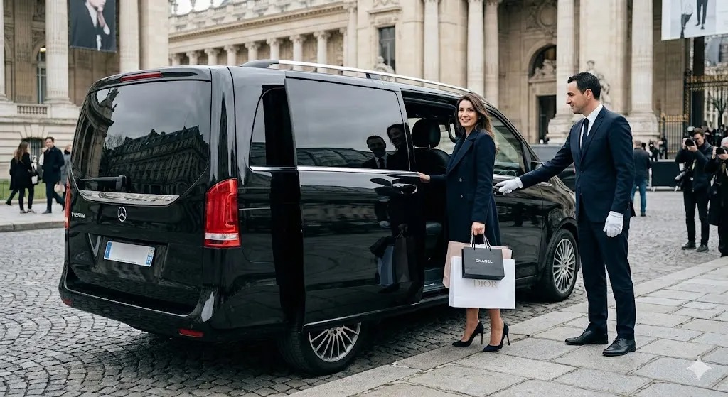 Private chauffeur by the hour Paris