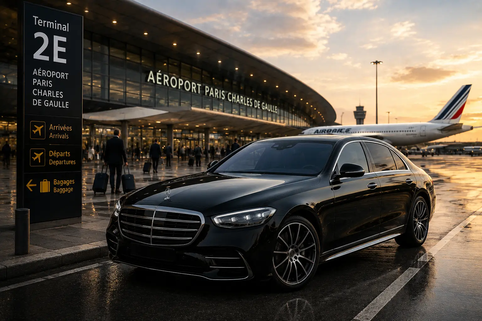 Paris airport transfer reviews — CDG airport pickup by private driver